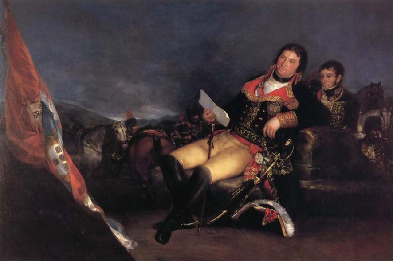 Francisco Goya Godoy as Commander in the War of the Oranges oil painting picture